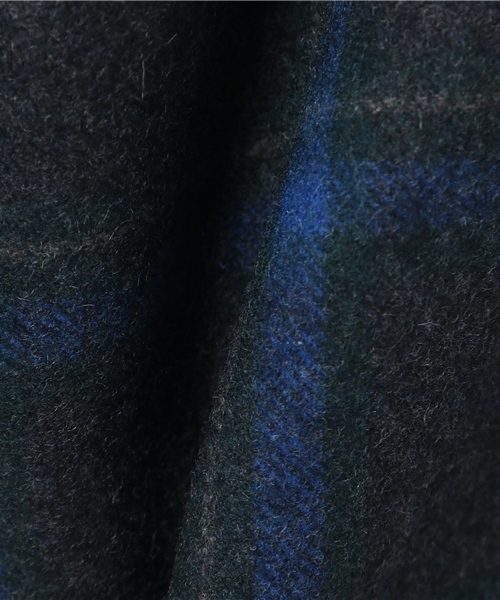 archives（アルシーヴ）の「チェックウールジャンパースカート（ジャンパースカート・レディース・カーキ/グレー/ネイビー・MEDIUM）」の4枚目の写真