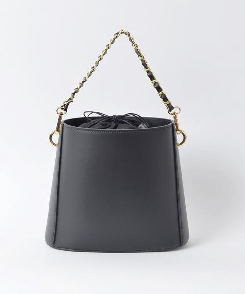 MARCO BIANCHINI(マルコビアンチーニ)の「MARCO BIANCHINI:チェーンバッグ◇(ショルダーバッグ・レディース・グリーン/ブラック/ライトピンク/ホワイト・ONE SIZE)」の6枚目の写真