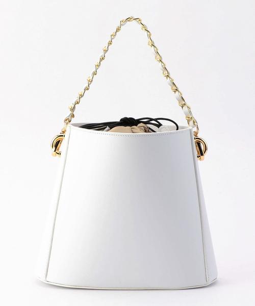 MARCO BIANCHINI(マルコビアンチーニ)の「MARCO BIANCHINI:チェーンバッグ◇(ショルダーバッグ・レディース・グリーン/ブラック/ライトピンク/ホワイト・ONE SIZE)」の22枚目の写真