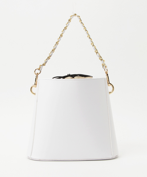 MARCO BIANCHINI(マルコビアンチーニ)の「MARCO BIANCHINI:チェーンバッグ◇(ショルダーバッグ・レディース・グリーン/ブラック/ライトピンク/ホワイト・ONE SIZE)」の15枚目の写真