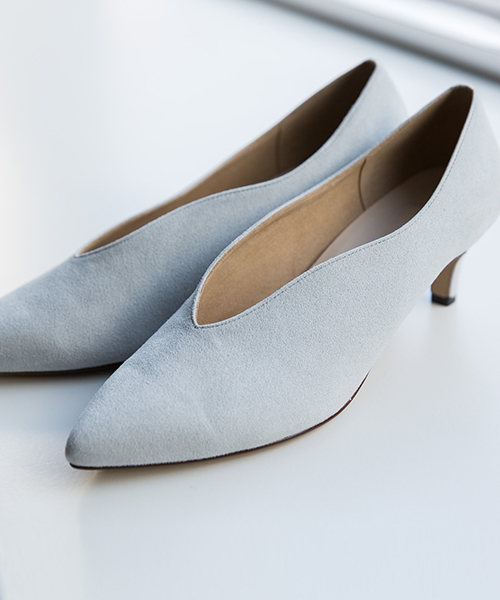 STUDIOUS（ステュディオス）の「ドロップカットパンプス（パンプス・レディース・グレー/イエロー/マルチ/ネイビー・S/L/M）」の5枚目の写真