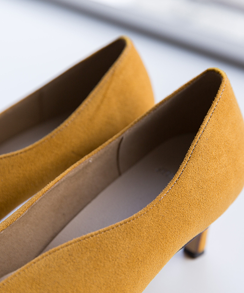 STUDIOUS（ステュディオス）の「ドロップカットパンプス（パンプス・レディース・グレー/イエロー/マルチ/ネイビー・S/L/M）」の12枚目の写真