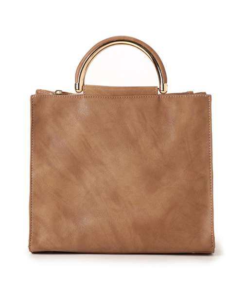 PAPILLONNER(パピヨネ)の「ミニショルダートート(ショルダーバッグ・レディース・ピンク/キャメル/ネイビー・FREE)」の22枚目の写真