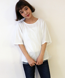RAY CASSIN | チュール重ねＴシャツ(Tシャツ/カットソー)