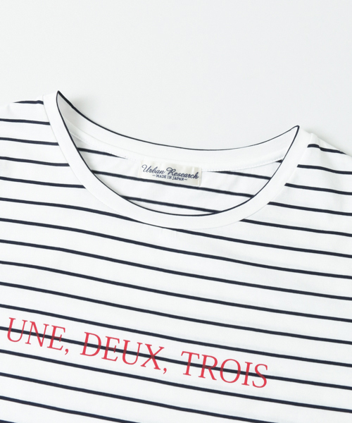 URBAN RESEARCH（アーバンリサーチ）の「UR SIMPLE LOGO T-SHIRTS（Tシャツ/カットソー・レディース・ホワイト/ホワイト系その他/ボルドー/ベージュ・FREE）」の16枚目の写真