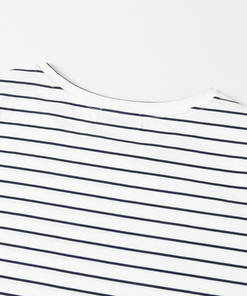 URBAN RESEARCH（アーバンリサーチ）の「UR SIMPLE LOGO T-SHIRTS（Tシャツ/カットソー・レディース・ホワイト/ホワイト系その他/ボルドー/ベージュ・FREE）」の9枚目の写真