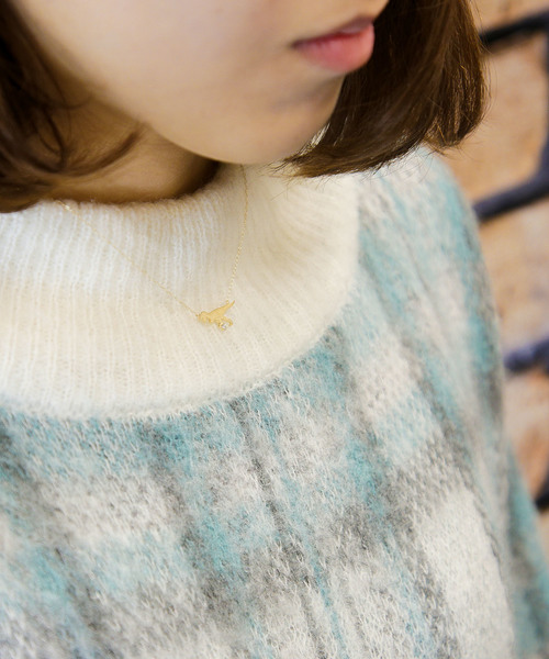 BLOOM（ブルーム）の「K10 イエローゴールド ダイヤモンド ティラノサウルス ネックレス BLOOM/ブルーム WEB限定（ネックレス・レディース・イエローゴールド・40cm）」の8枚目の写真