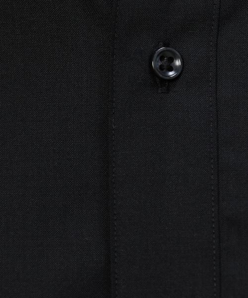 green label relaxing（グリーンレーベルリラクシング）の「[ウォッシャブル] KC WSBL/TRO バンドカラー S/SL シャツ ◆（シャツ/ブラウス・メンズ・ブラック/ライトグレー・SMALL/MEDIUM/LARGE）」の13枚目の写真
