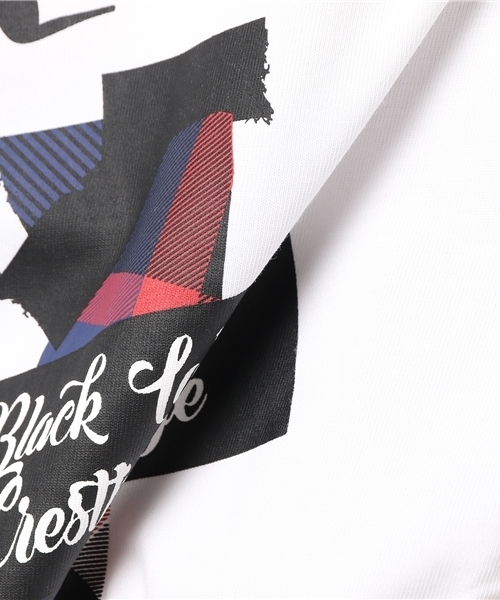 BLACK LABEL CRESTBRIDGE(ブラックレーベル・クレストブリッジ)の「ジェントルマンプリントT(Tシャツ/カットソー・メンズ・オフホワイト・L/S/M/X-SMALL)」の7枚目の写真