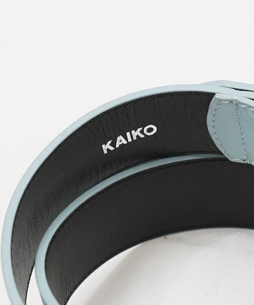 KAIKO(カイコー)の「KAIKO THE BELT 35 ENAMEL(ベルト・メンズ・ブラック/アイボリー/ミント・32inch/30inch/28inch/34inch)」の4枚目の写真