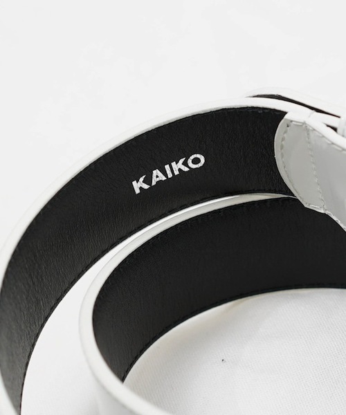 KAIKO(カイコー)の「KAIKO THE BELT 35 ENAMEL(ベルト・メンズ・ブラック/アイボリー/ミント・32inch/30inch/28inch/34inch)」の10枚目の写真