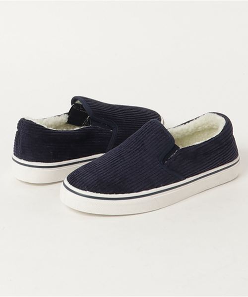 WEGO(ウィゴー)の「WEGO/コーデュロイボアスリッポン(スリッポン・レディース・ブラック/グレー/ネイビー/ベージュ・LARGE/MEDIUM)」の9枚目の写真