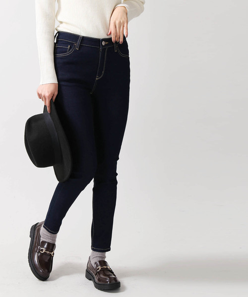 WEGO(ウィゴー)の「WEGO/ハイウエストスーパーフィットスキニーデニムパンツ(デニムパンツ・レディース・インディゴブルー/ライトインディゴブルー/ダークインディゴブルー・SMALL/MEDIUM/LARGE)」の7枚目の写真