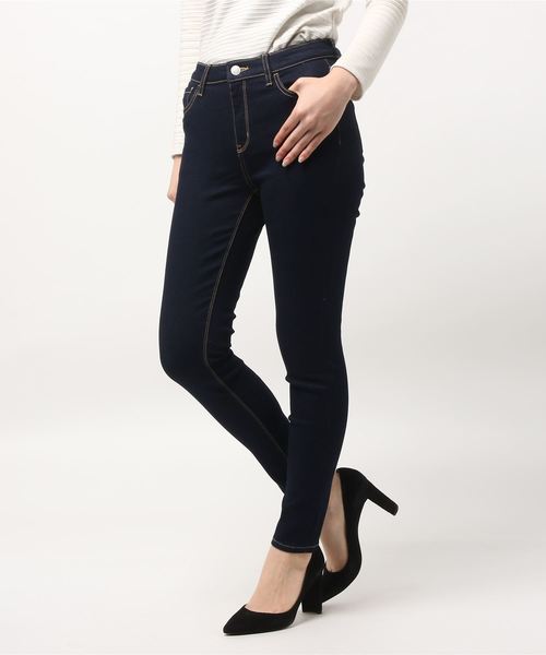 WEGO(ウィゴー)の「WEGO/ハイウエストスーパーフィットスキニーデニムパンツ(デニムパンツ・レディース・インディゴブルー/ライトインディゴブルー/ダークインディゴブルー・SMALL/MEDIUM/LARGE)」の15枚目の写真