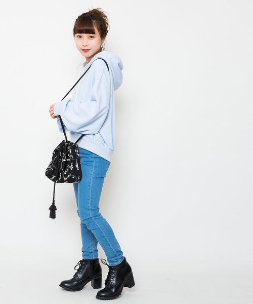 WEGO(ウィゴー)の「WEGO/ハイウエストスーパーフィットスキニーデニムパンツ(デニムパンツ・レディース・インディゴブルー/ライトインディゴブルー/ダークインディゴブルー・SMALL/MEDIUM/LARGE)」の21枚目の写真