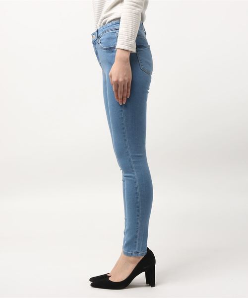 WEGO(ウィゴー)の「WEGO/ハイウエストスーパーフィットスキニーデニムパンツ(デニムパンツ・レディース・インディゴブルー/ライトインディゴブルー/ダークインディゴブルー・SMALL/MEDIUM/LARGE)」の9枚目の写真