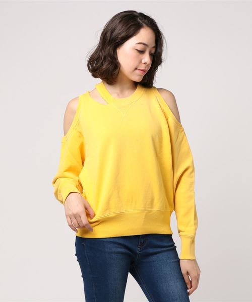 DIESEL（ディーゼル）の「00SBJ00QATQ（スウェット・レディース・ブラック/グレー/イエロー/ブルー・SMALL/MEDIUM/LARGE/X-SMALL/XX-SMALL）」の8枚目の写真