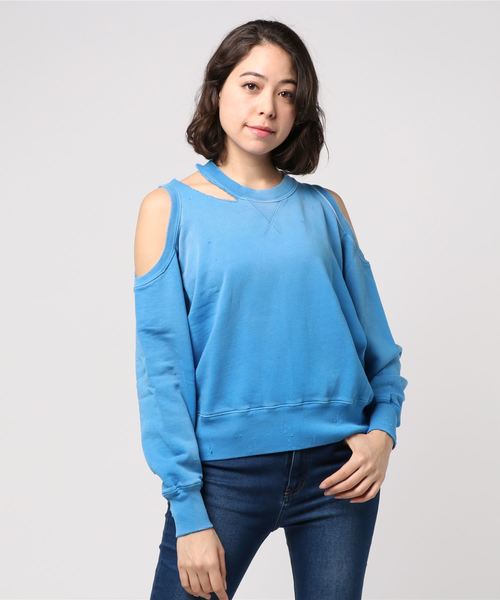 DIESEL（ディーゼル）の「00SBJ00QATQ（スウェット・レディース・ブラック/グレー/イエロー/ブルー・SMALL/MEDIUM/LARGE/X-SMALL/XX-SMALL）」の9枚目の写真