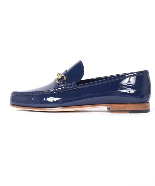 SHIPS（シップス）の「IL MOCASSINO: パテントレザー ビット モカシン ローファー□（ローファー・メンズ・キャメル/ネイビー・40/41/42/43/39）」の6枚目の写真