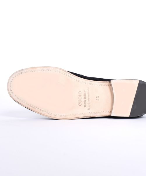 SHIPS（シップス）の「IL MOCASSINO: パテントレザー ビット モカシン ローファー□（ローファー・メンズ・キャメル/ネイビー・40/41/42/43/39）」の3枚目の写真