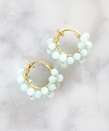 TONE SELECT GOODS | 【marinaJEWELRY】Amazonite pave earring(イヤリング)