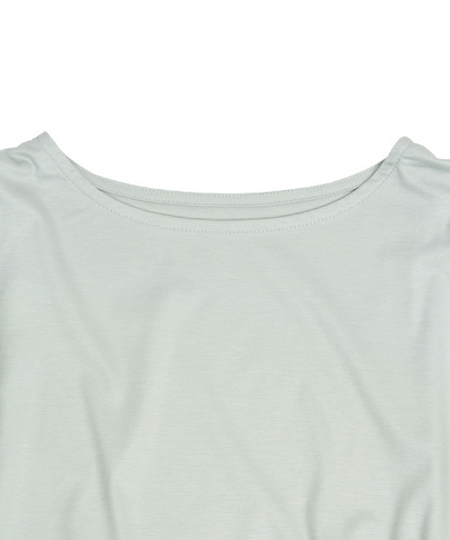 RANDA(ランダ)の「ボートネックスリーブカットソー(Tシャツ/カットソー・レディース・ブラック/ベージュ/グリーン/ホワイト・FREE)」の7枚目の写真