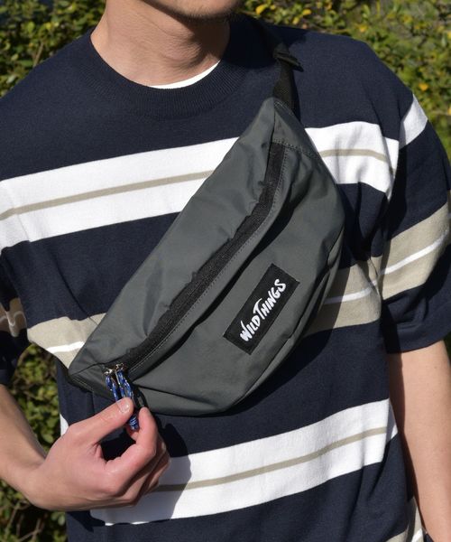 WILD THINGS（ワイルドシングス）の「【MEN'S NON-NO 9月号掲載】WILD THINGS×SHIPS JET BLUE:別注 ボディバック/ファニーバック（ボディバッグ/ウエストポーチ・メンズ・ブラック/ネイビー/カーキ/グリーン/レッド/オリーブ/グレー/オレンジ/ブルー・ONE SIZE）」の13枚目の写真