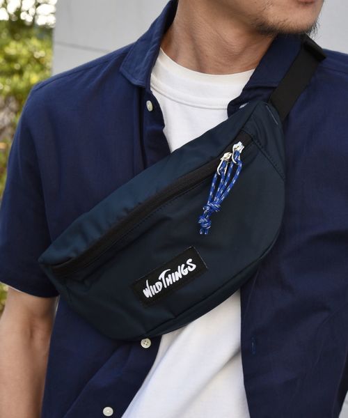 WILD THINGS（ワイルドシングス）の「【MEN'S NON-NO 9月号掲載】WILD THINGS×SHIPS JET BLUE:別注 ボディバック/ファニーバック（ボディバッグ/ウエストポーチ・メンズ・ブラック/ネイビー/カーキ/グリーン/レッド/オリーブ/グレー/オレンジ/ブルー・ONE SIZE）」の16枚目の写真