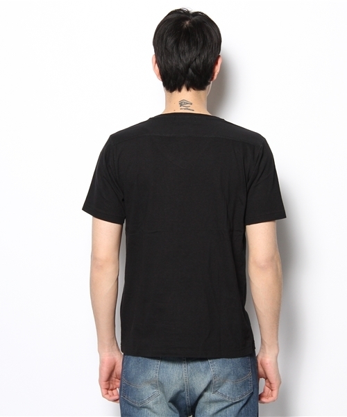 WEGO（ウィゴー）の「WEGO/スラブVネックTee（S）（Tシャツ/カットソー・メンズ・ホワイト/ブラック/杢グレー/サックスブルー/ライトピンク/ワイン/アイボリー/グリーン・SMALL/MEDIUM/LARGE）」の11枚目の写真