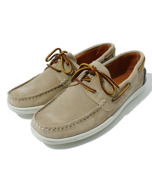 JOURNAL STANDARD（ジャーナルスタンダード）の「DANASSA DECK SHOES / ダナッサ: 2EYE DECK SHOES / デッキシューズ #（モカシン/デッキシューズ・メンズ・ネイビー/ライトグレー/チョコ/キャメル/ライトイエロー/クリアブルー/Red・43/40/41/42）」の2枚目の写真