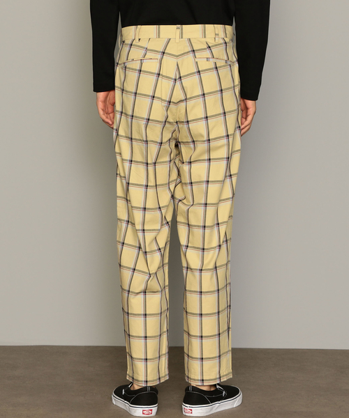 green label relaxing（グリーンレーベルリラクシング）の「CM KINLOCH ANDERSON タータンチェック ワイド テーパード パンツ（その他パンツ・メンズ・ブラック/ベージュ・MEDIUM/X-SMALL/LARGE/SMALL）」の11枚目の写真