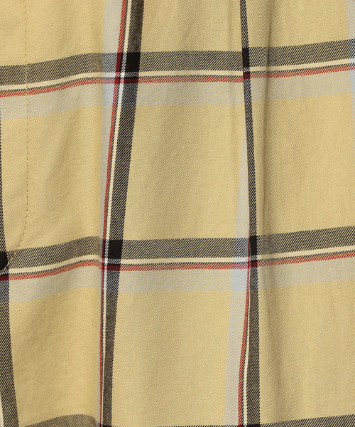 green label relaxing（グリーンレーベルリラクシング）の「CM KINLOCH ANDERSON タータンチェック ワイド テーパード パンツ（その他パンツ・メンズ・ブラック/ベージュ・MEDIUM/X-SMALL/LARGE/SMALL）」の4枚目の写真