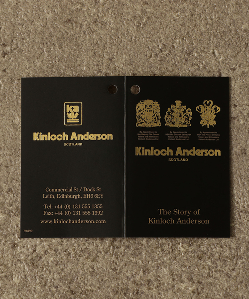 green label relaxing（グリーンレーベルリラクシング）の「CM KINLOCH ANDERSON タータンチェック ワイド テーパード パンツ（その他パンツ・メンズ・ブラック/ベージュ・MEDIUM/X-SMALL/LARGE/SMALL）」の3枚目の写真