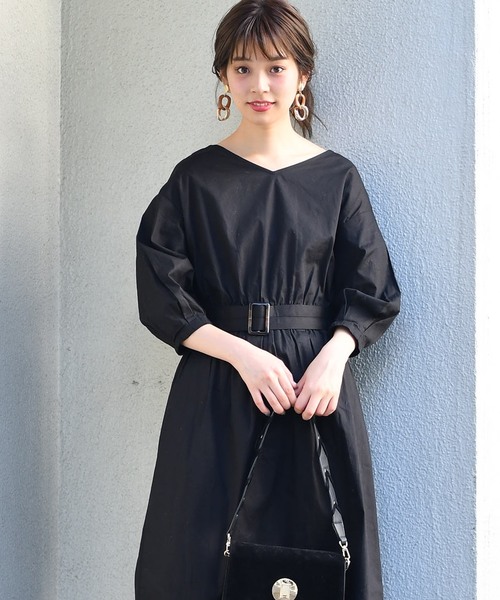 natural couture（ナチュラルクチュール）の「前後2WAYレディワンピース（ワンピース・レディース・ブラック/ブラウン/マスタード/その他1/その他2/ピンク系その他・FREE）」の21枚目の写真