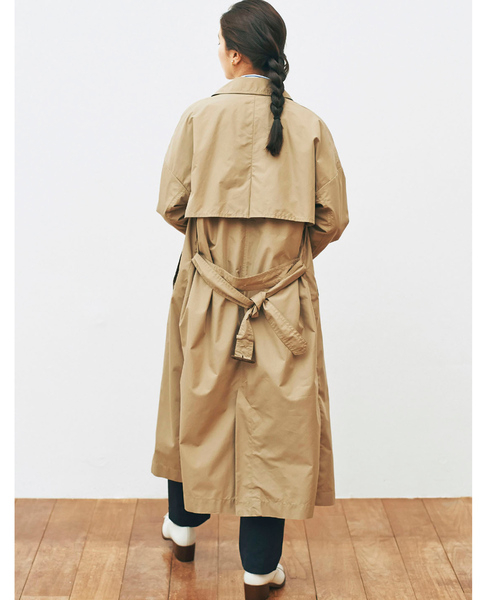 avecmoi（アヴェクモワ）の「アヴェクモワ　トレンチコート（トレンチコート・レディース・ベージュ・SMALL/MEDIUM/LARGE/X-LARGE/NM）」の4枚目の写真