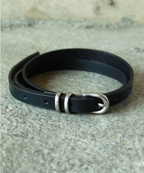 TODAYFUL（トゥデイフル）の「スリムレザーベルト（ベルト・レディース・ブラック/ダークブラウン・FREE）」の2枚目の写真