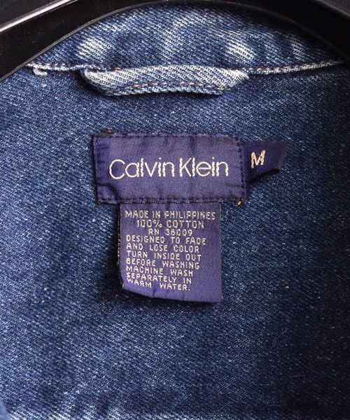 Calvin Klein（カルバン・クライン）の「【ヴィンテージ古着】90's Calvin Klein /カルヴァンクライン デニムジャケット（デニムジャケット・メンズ・ブルー・MEDIUM）」の3枚目の写真