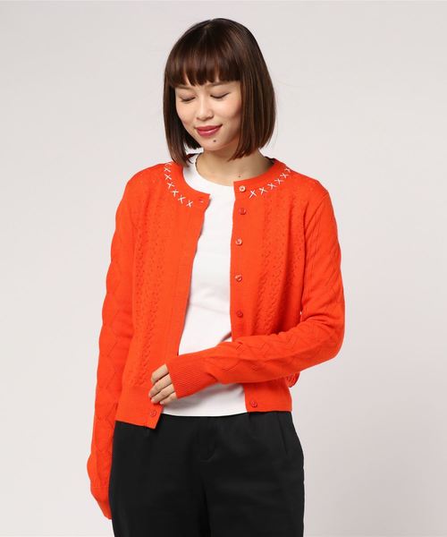 CARVEN（カルヴェン）の「MELINO WITH CROSS STITCHED 8415CA008 