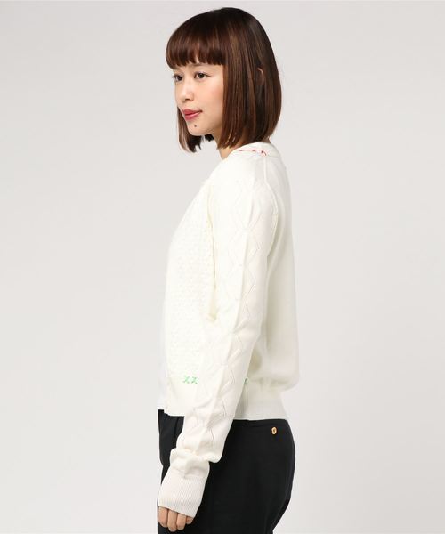 CARVEN（カルヴェン）の「MELINO WITH CROSS STITCHED 8415CA008 