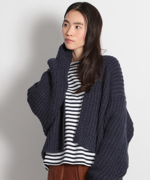 niko and... | ローゲージ抜き襟カーディガン(カーディガン/ボレロ)