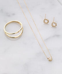 グリーンレーベルリラクシングChainon ダイヤK10メルトフレームネックレス green label relaxing（グリーンレーベルリラクシング）の