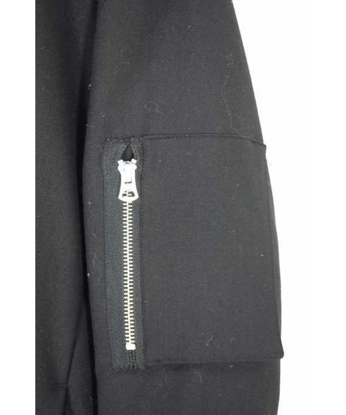 ステュディオス　MA-1　ブルゾン　シンサレート　ヴィスコースウール　ネイビー ブランド古着シンサレートヴィスコースウールMA-1 ブルゾン