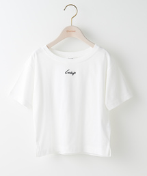 DISCOAT | 【キッズ】USコットンミニロゴ刺繍Tシャツ(Tシャツ/カットソー)