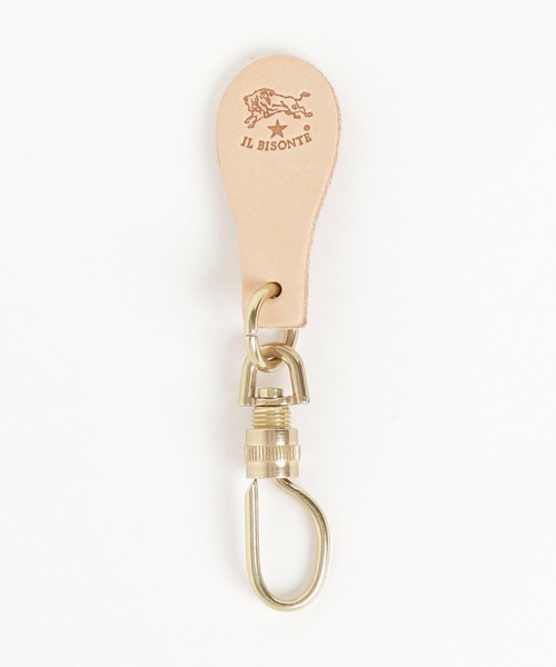 IL BISONTE(イルビゾンテ)の「IL BISONTE / ORIGINAL LEATHER / キーホルダー(キーホルダー・レディース・ダークブラウン/ブラック/ライトブラウン/オレンジ/オリーブ/レッド/グリーン/ナチュラル/グレー/ネイビー/ホワイト/レンガ・FREE)」の6枚目の写真