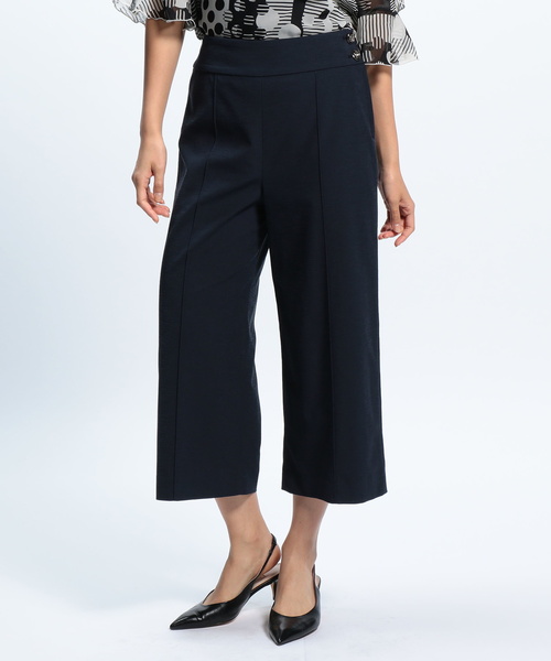 NARACAMICIE（ナラカミーチェ）の「《セットアップスーツ対応》エラシックマイヤーワイドパンツ（その他パンツ・レディース・ホワイト/ベージュ/ネイビー・SMALL/MEDIUM/LARGE）」の8枚目の写真