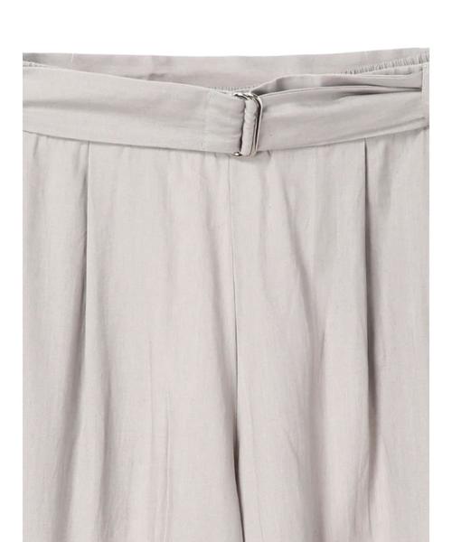 YECCA VECCA（イェッカヴェッカ）の「・ベルト付きイージタックパンツ3（その他パンツ・レディース・グレー・FREE）」の5枚目の写真