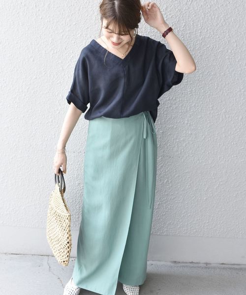 SHIPS for women - SHIPS シップス  リネンドルマンプルオーバー 人気色 SHIPS（シップス）の「テレデランリネンドルマンプルオーバー