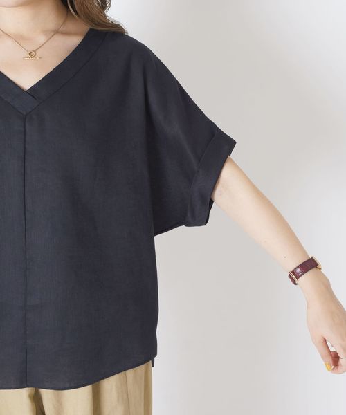 SHIPS for women - SHIPS シップス  リネンドルマンプルオーバー 人気色 SHIPS（シップス）の「テレデランリネンドルマンプルオーバー