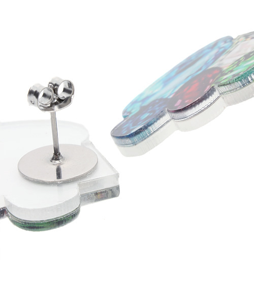 bpr BEAMS Women's(ビーピーアール ビームス)の「artysmarty / gem ピアス(ピアス(両耳用)・レディース・ブルー/バイオレット・ONE SIZE)」の3枚目の写真