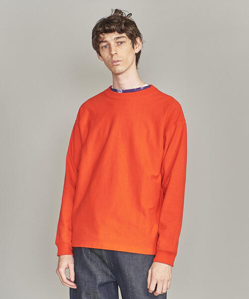 BEAUTY&YOUTH UNITED ARROWS（ビューティーアンドユースユナイテッドアローズ）の「BY 10oz ヘビー ワイド カットソー（Tシャツ/カットソー・メンズ・ライム/オレンジ・S/M/L/XL）」の4枚目の写真